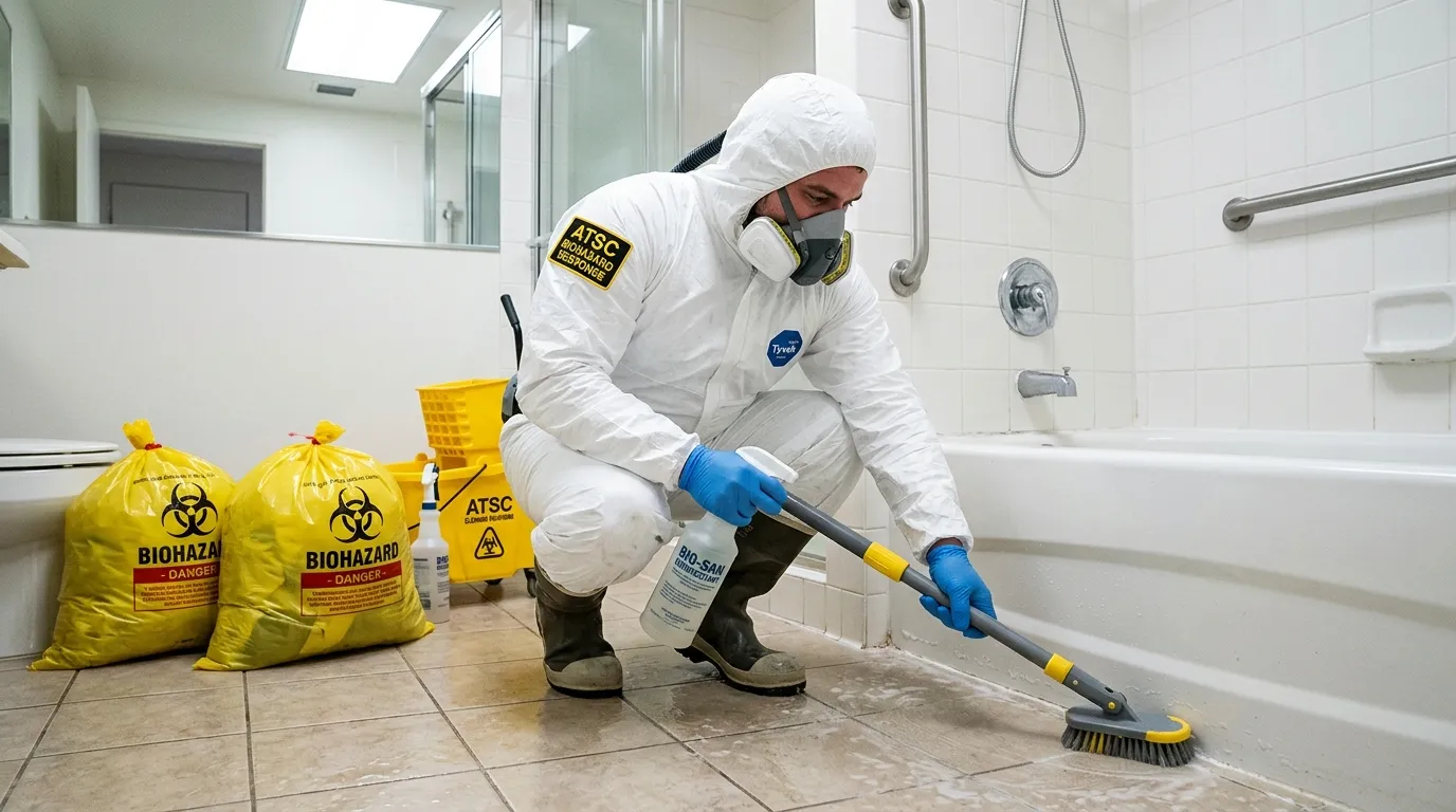 Decontamination equipment deployed for Blood Cleanup in Reidsville